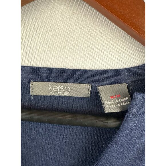 Kersh Essentials Womens Blue Cardigan Sweater Medium - Picture 3 of 5